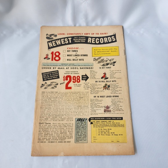 Sports Action Comic Book September No. #14 Atlas Comic Gold Age Classic Rare BnB - Picture 5 of 9